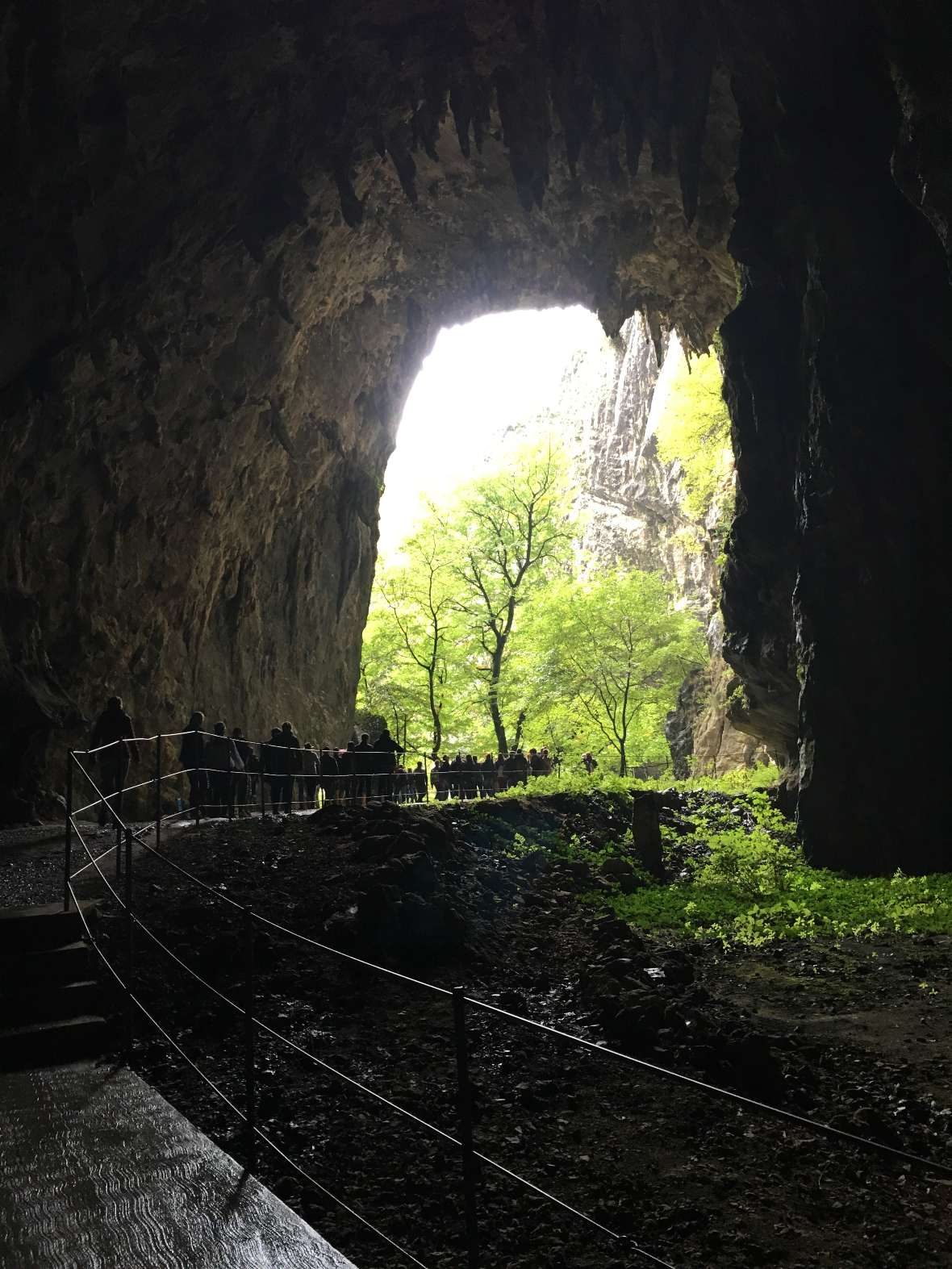 Ausgang Höhle von Skocjan